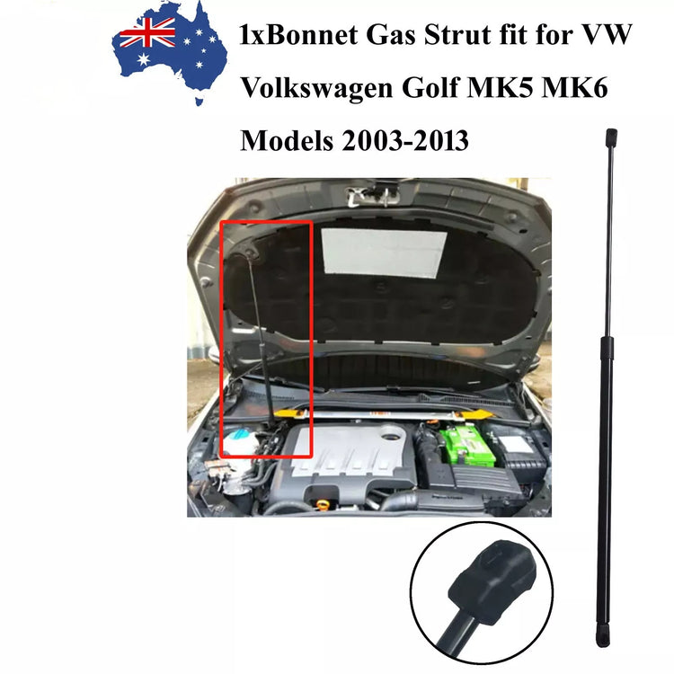 1 X For Volkswagen VW Golf BONNET Gas Strut MK5 and MK6 all models 2003 to 2013