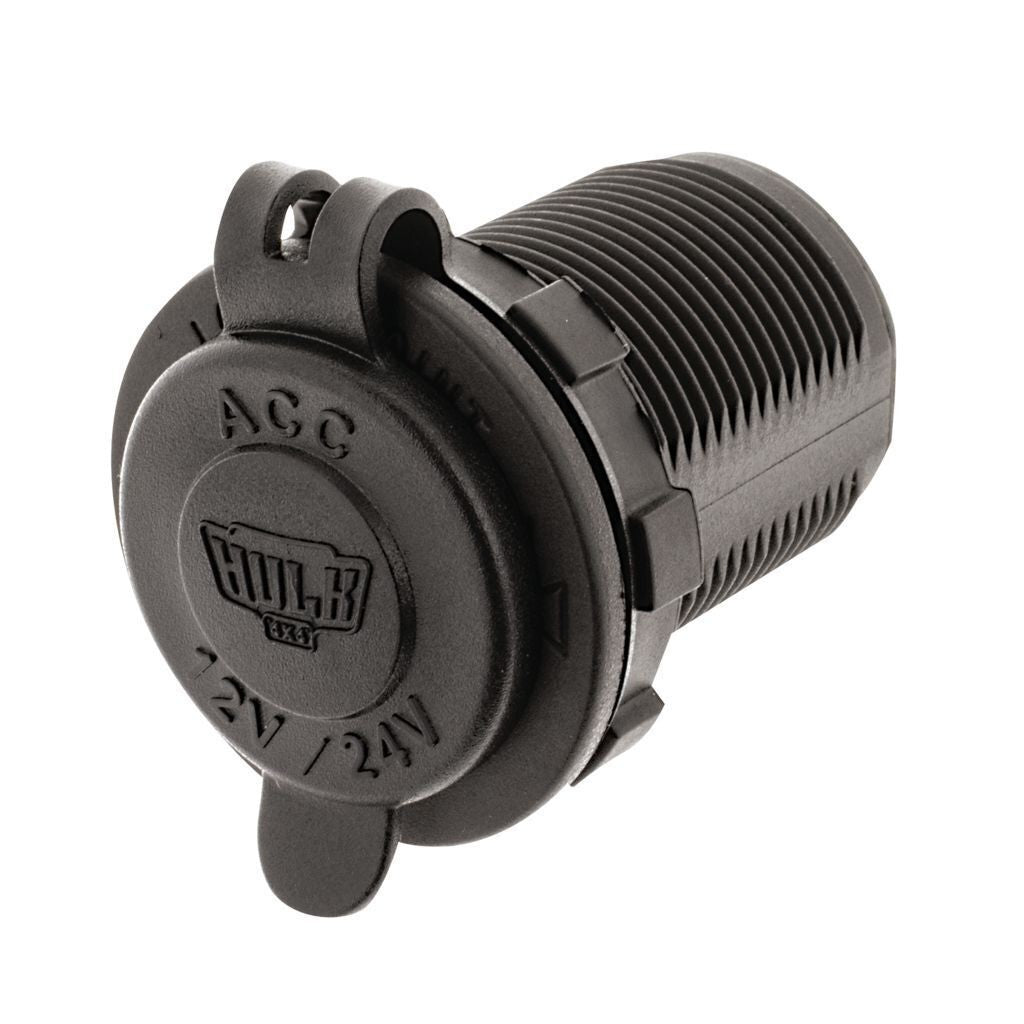 Hulk 4x4 HU6620B Accessory Power Socket 12/24v 20a @12v Blue Led 29mm