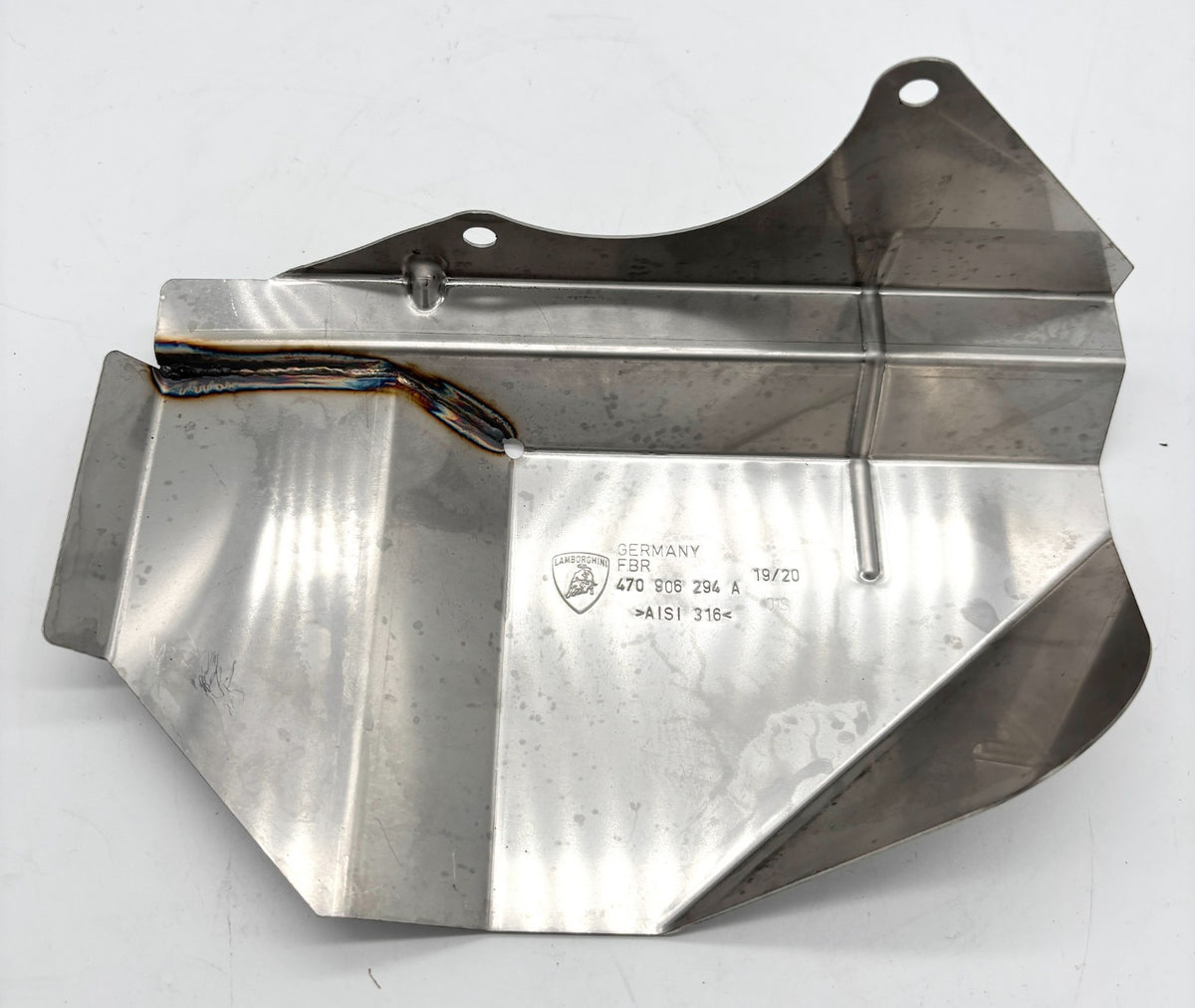 Genuine Lamborghini Aventador Secondary Air Pump Right Heat Shield 470906294A