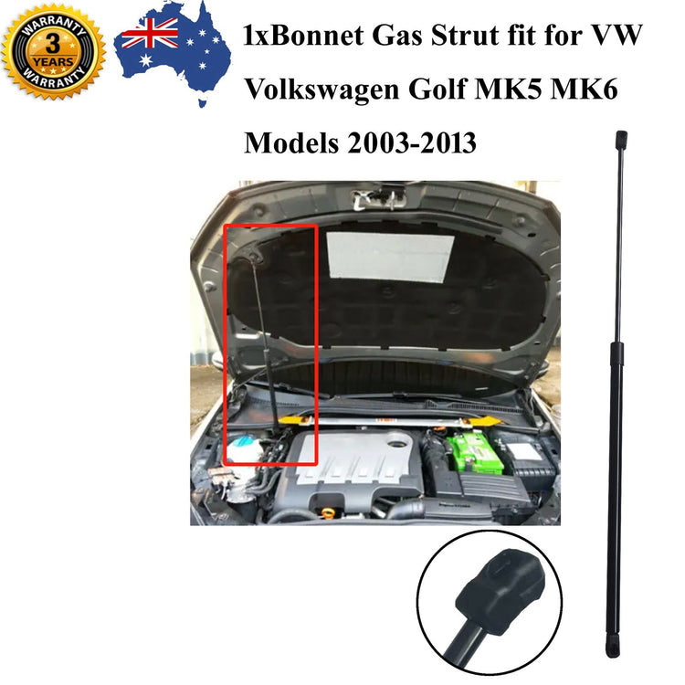 1 Front Bonnet Hood Lid Lift Support Gas Spring Stay Prop Strut For VW Golf V VI