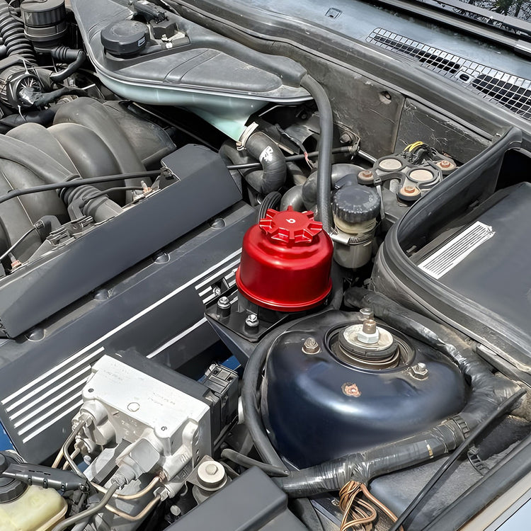 Power Steering Reservoir Upgrade For BMW E36 E46 E39 E90 E91 E92 E93 E81 E82 E87