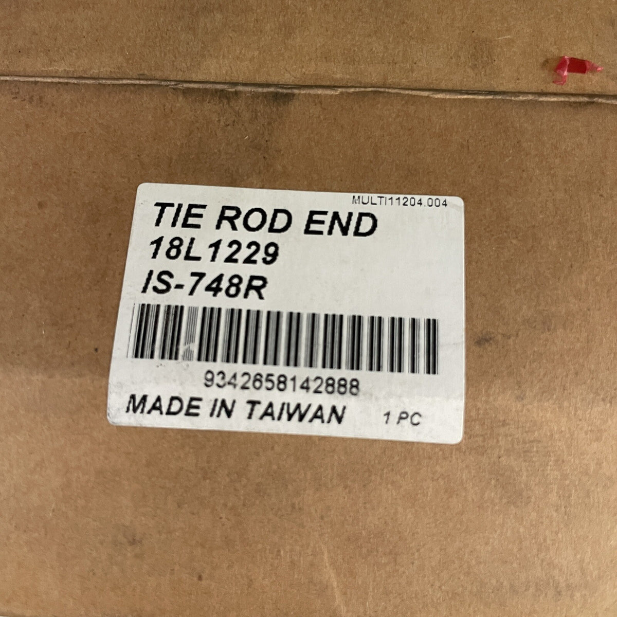1431507481 Tie Rod Rod End ISUZU GVR GXR 1-43150748-1 18L1229 IS-748R NOS