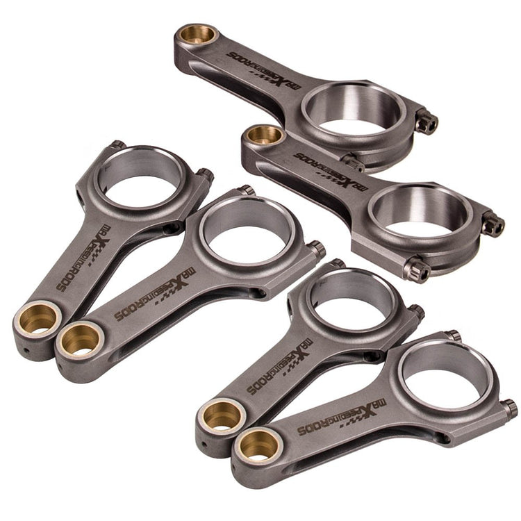 6pc Connecting Rods for Nissan RB26 RB28 Skyline R32 R33 R34 Pleuel 4.7047"