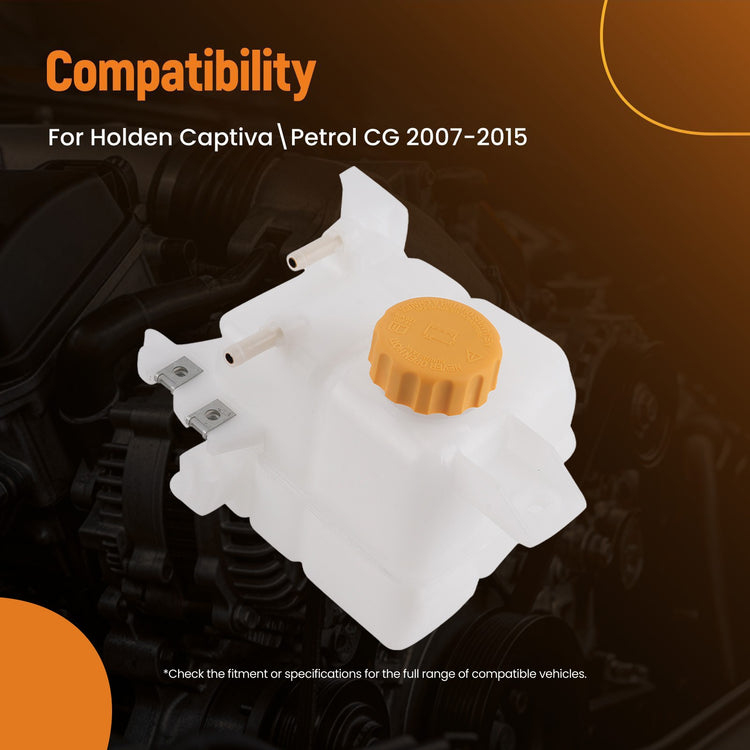 Coolant Recovery Overflow Reservoir for Holden Captiva CG 07-15 96837836 w/ Cap