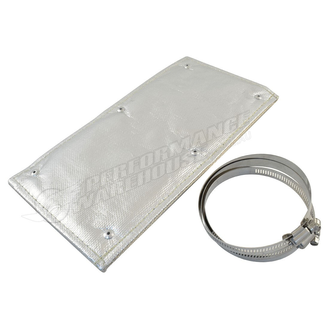 Exhaust Heat Shield Kit W/Clamps, 6" X 1', Aluminium - CAL-H1600AL