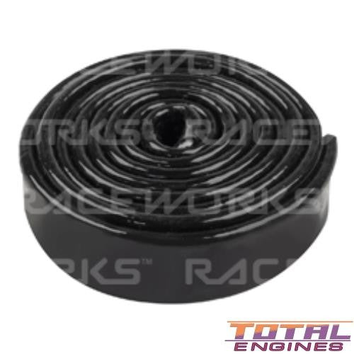 Raceworks 8mm Heat Proof Fibreglass Hose Sleeving Shield 1m Black - RWM-051-08MM