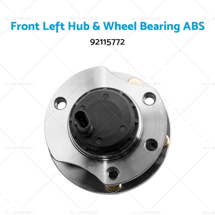 LH Front Hub & Wheel Bearing ABS Suitable For Holden VT VX VY VZ 92115772