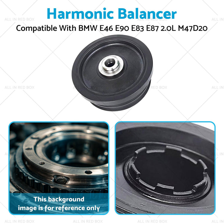 Harmonic Balancer Suitable For BMW E46 E83 E87 E90 120D 320D 2.0L Diesel 4cyl