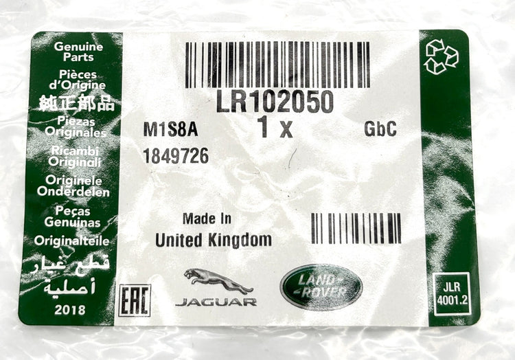 Genuine Range Rover Velar (L560) Headlamp Washer Hose LR102050 OEM New