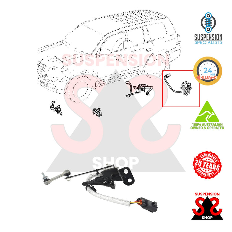 Rear Axle Sensor, Headlight Levelling Suit TOYOTA LandCruiser 4.5 D4-D (VDJ200)