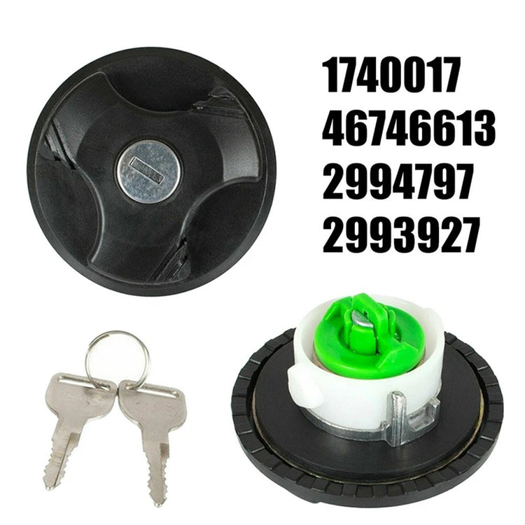 For Fiat 500/500C 1740017 Car Fuel Petrol Diesel Filler Locking Tank Cap & Keys