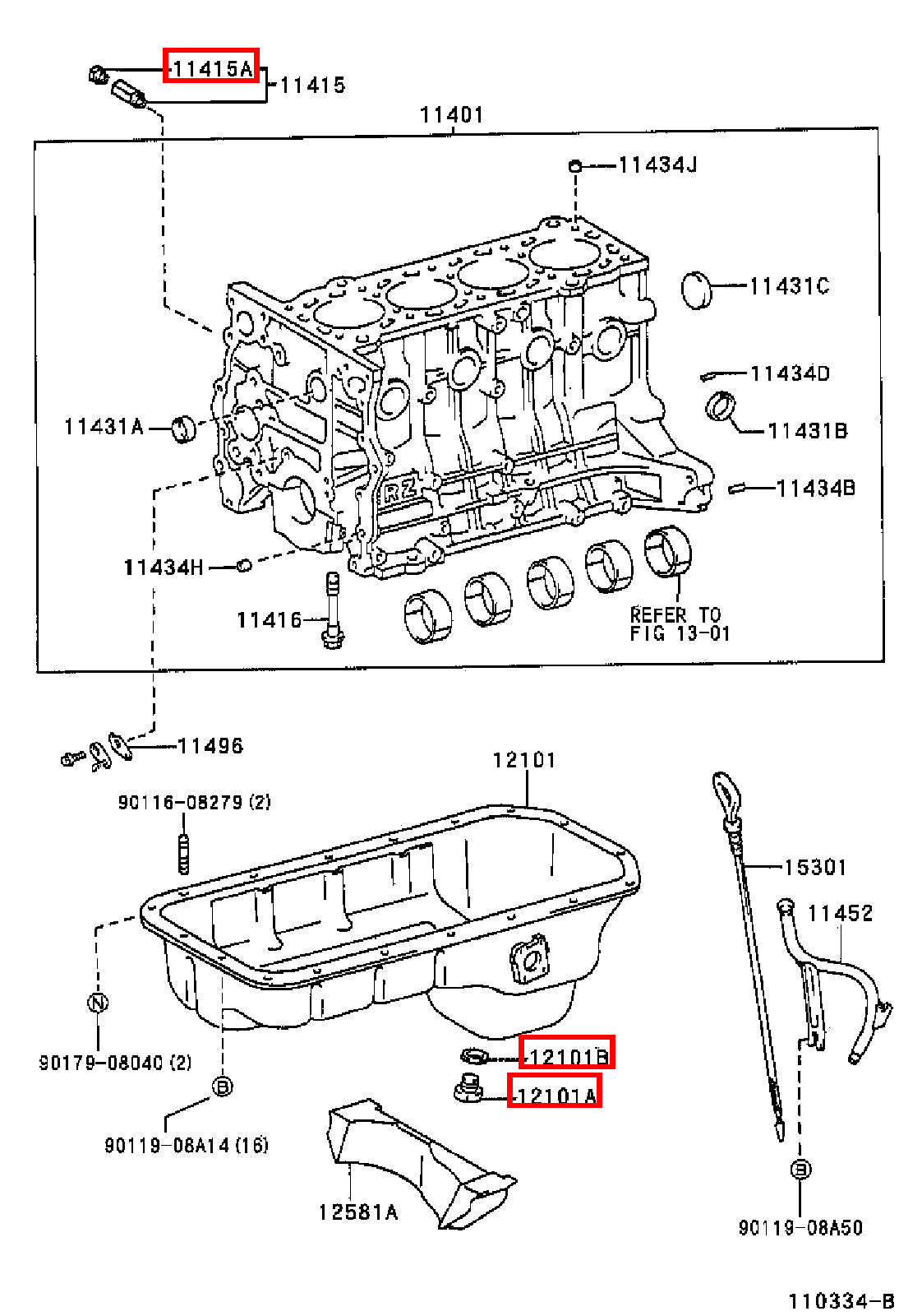 Genuine Yaris ZSP90 SCP10 NLP90 NLP130 1.4 1.0 1.8 Sump Drain Plug w Washer