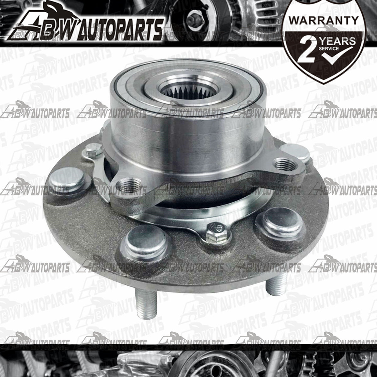 2x Front Wheel Bearing Hub For Mitsubishi Triton ML,MN,MQ,MR ABS 4WD & RWD 2006+