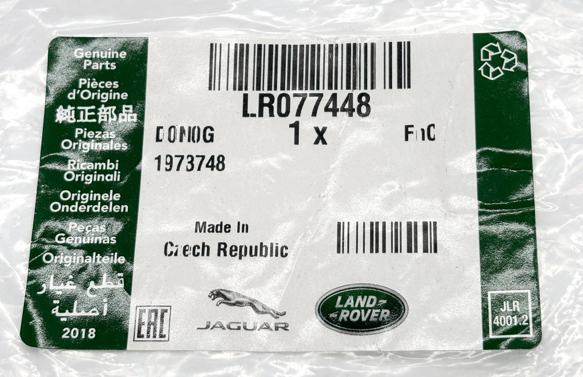 Genuine Land Rover Discovery Sport (L550) Right Rear Window Washer Hose LR077448