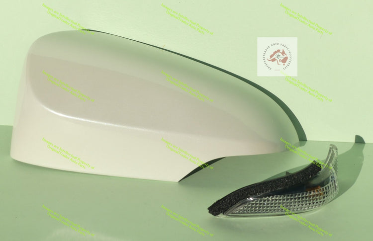 Left Door Mirror Cap Case for Toyota Corolla E180 Series Crystal Pearl White 070
