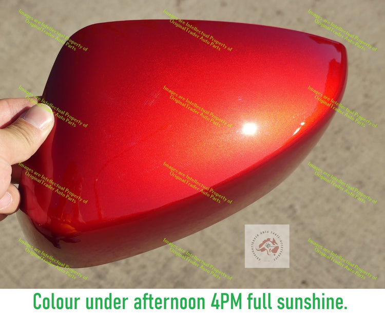 Left Door Mirror Cap Cover for Mazda 3 BN Series Soul Red Crystal Metallic 46V