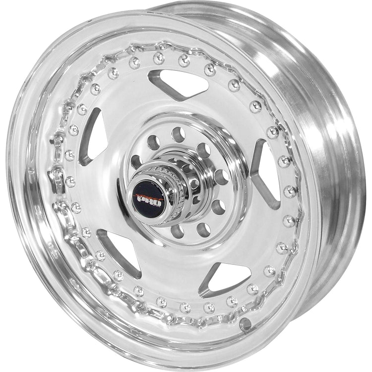 Street Pro Street Pro Convo Pro Wheel Polished 15x4' Mazda 4 Stud Bolt Circle 1.