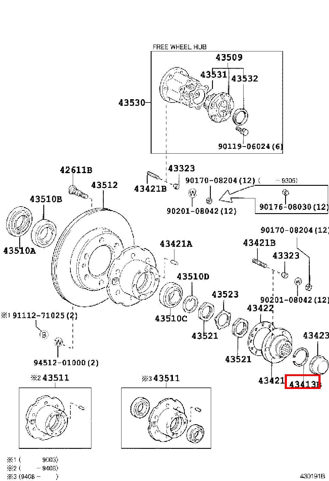 Genuine LandCruiser VDJ79 VDJ78 Front Axle Outer CV Circlip Snap Ring
