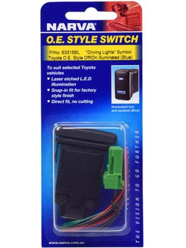 Narva OE Style For Toyota Switch 12V Driving Lights (63316BL)