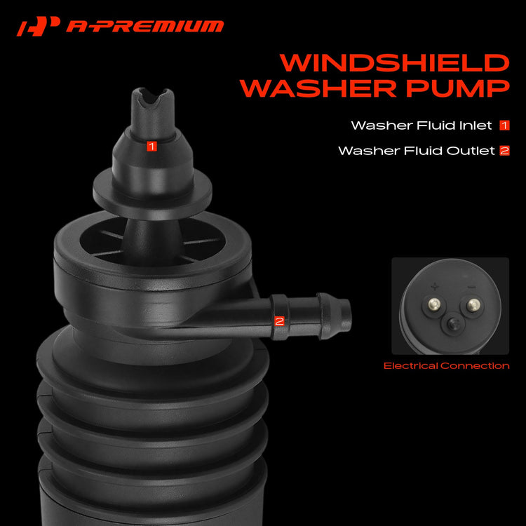 Front Windscreen Washer Pump for Mercedes S202 W202 W124 S124