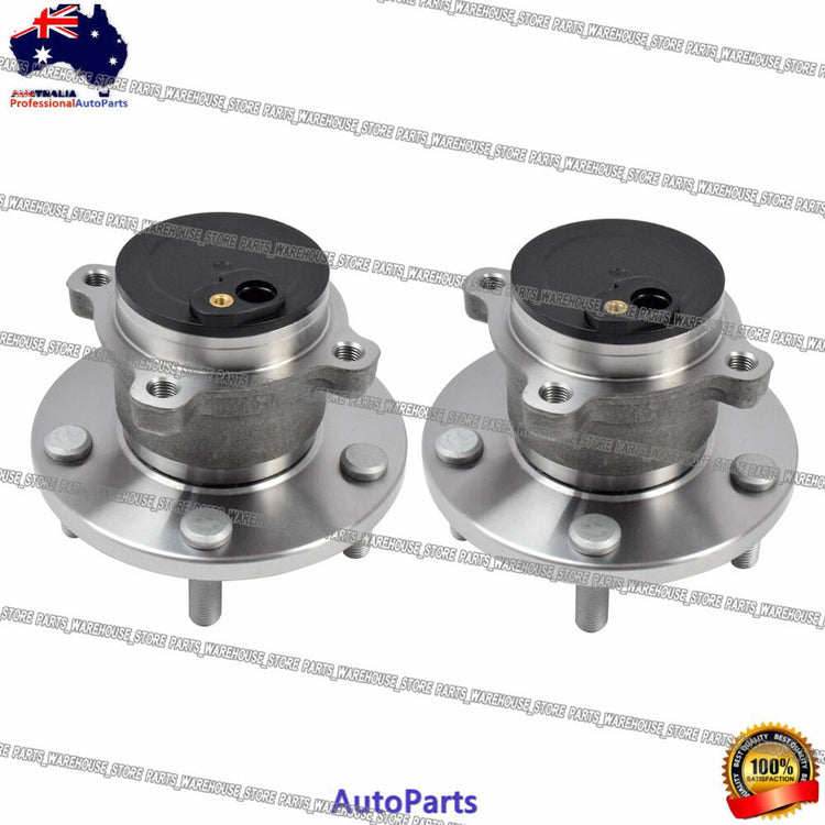 Pair Rear Wheel Bearing Hub Assy For Mazda 3 BK BL Inc MPS & SP 2003-2014 ABS
