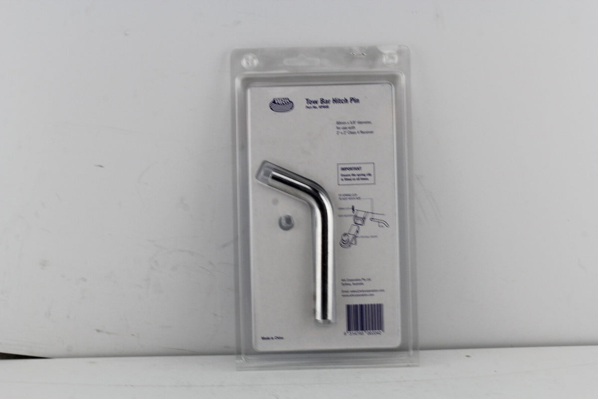 ARK HP80B TOW BAR HITCH PIN WITH "R" CLIP 80mm x 5/8" DIAMETER