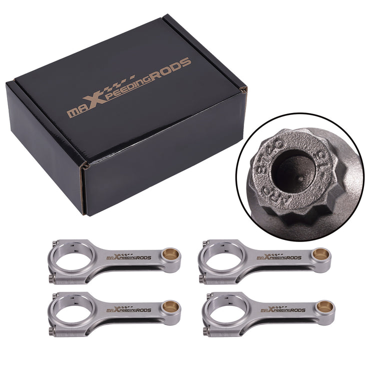 H-Beam Connecting Rods ARP 2000 For Mitsubishi 4G63 2nd Gen Lancer EVO 7 BOLT