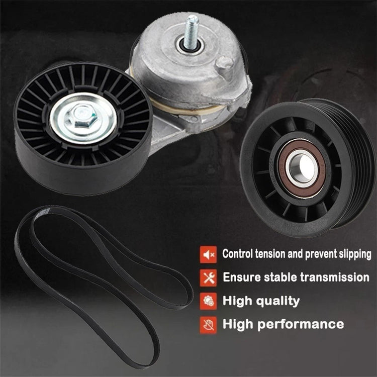 Drive Belt Tensioner + Pulley + Belt Kit for fit Ford Falcon BA BF FG 4.0L Sedan
