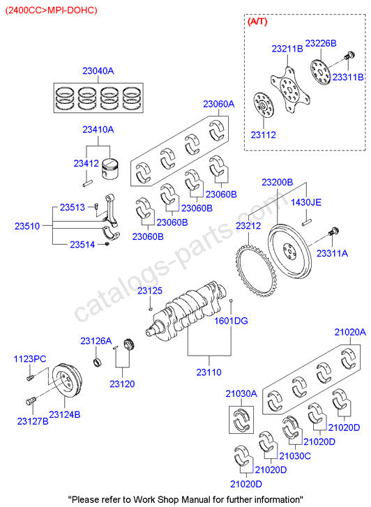 GENUINE BRAND NEW HYUNDAI SANTA FE 2001-2005 BUSH - CRANKSHAFT