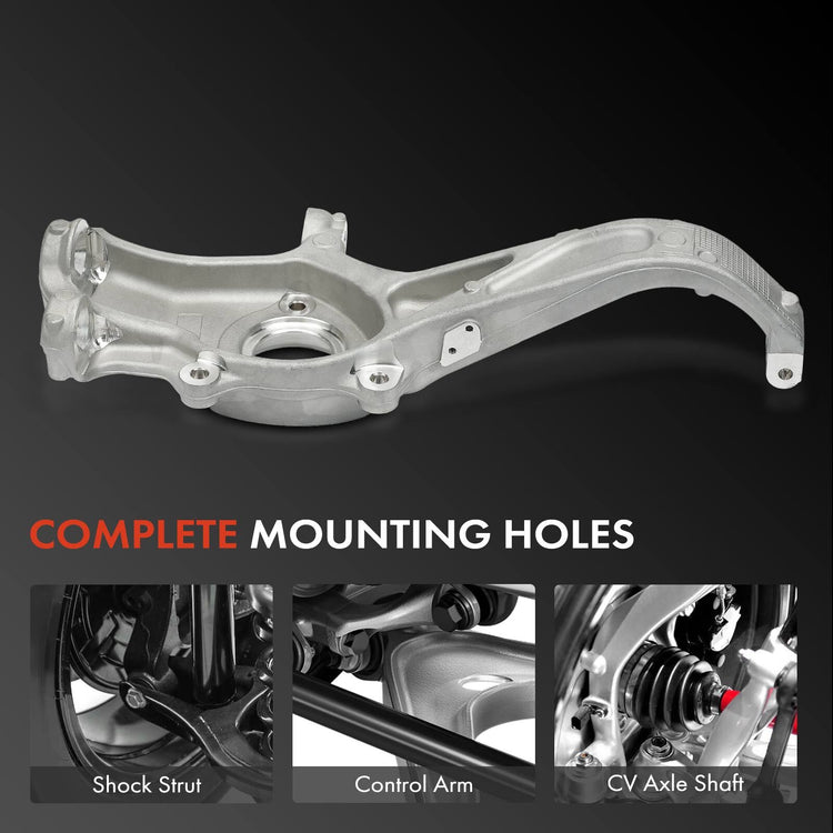 2x Front Left & Right Steering Knuckle for Tesla Model 3 EV 5YJ3 2017-2023 Sedan