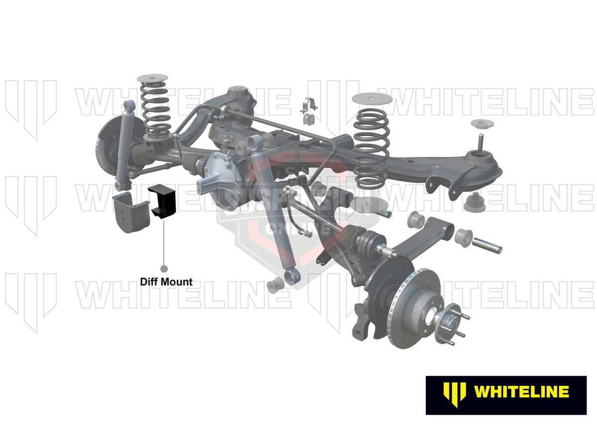 Whiteline W91614 - Differential Mount - Bushing Kit (Mounting- differential)