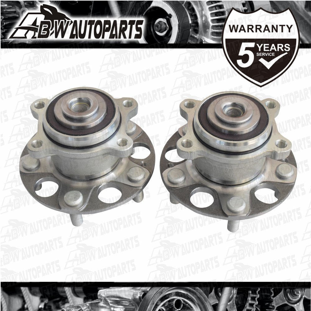 Pair(2) Rear Wheel Bearing Hub Assembly for Honda Accord Euro CL9 2.4L 2003-2008