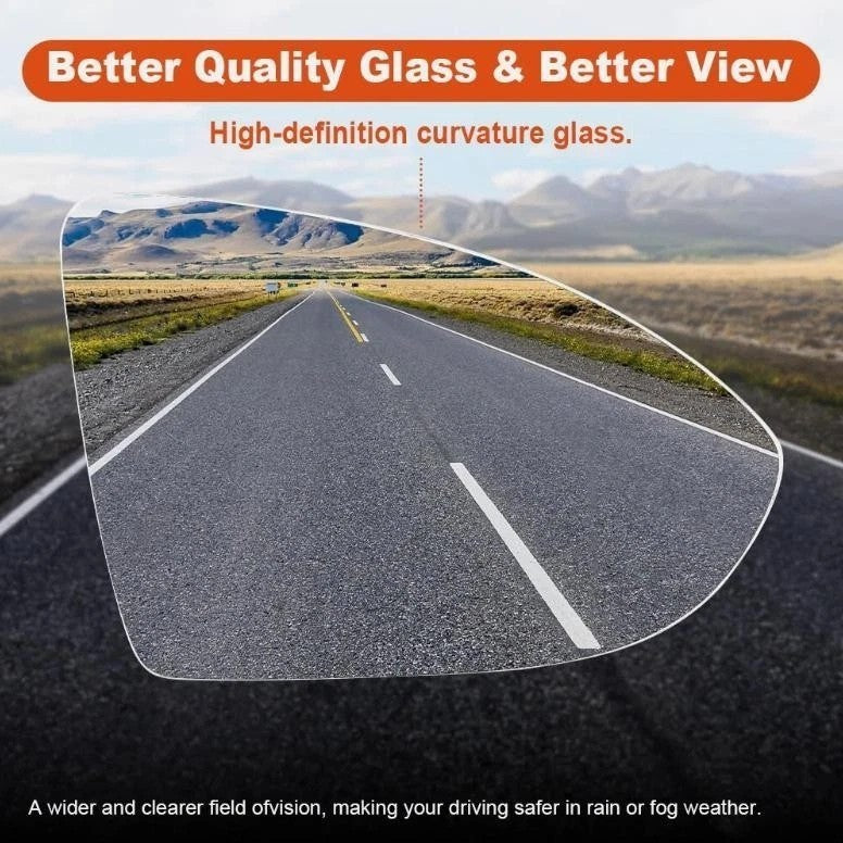 Right Side Mirror Glass for VW GOLF MK7 MK7.5 2013-2018 With Heated Convex Base