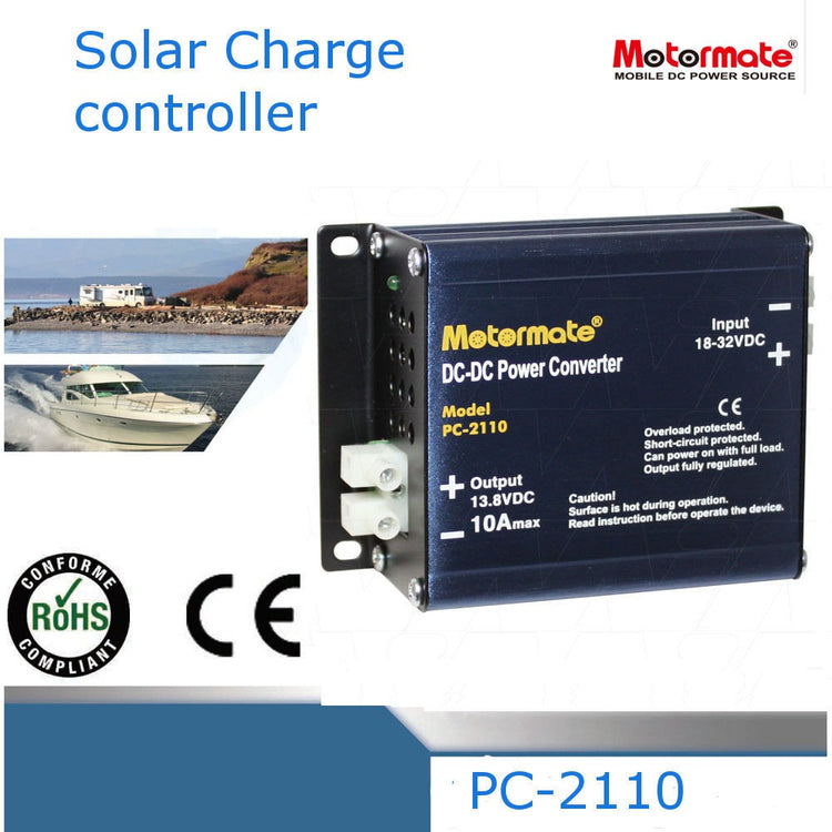 Motormate PC-2110 Solar DC-DC Converter 10A 12V Regulated Power Supply