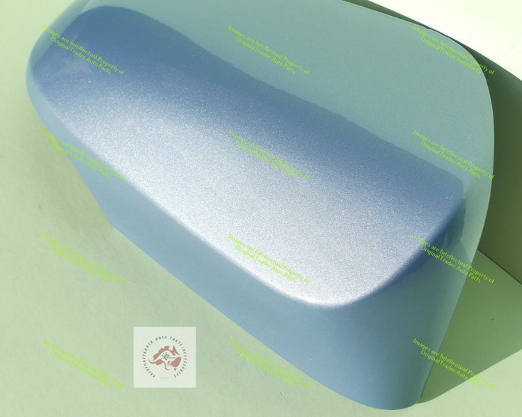 Right Door Mirror Cap Housing Case for Toyota Corolla E170 Series Blue Mist 8W1