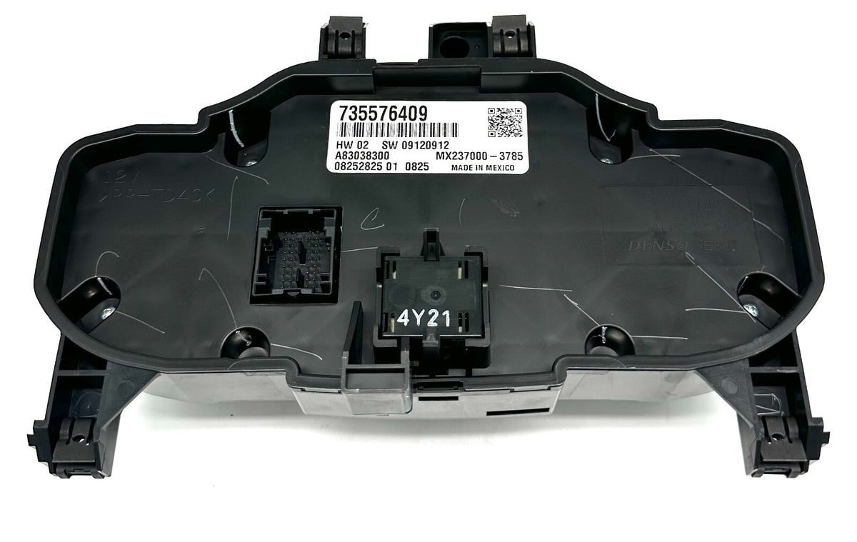 Fiat & Abarth 500 Climate Control Heater Control Panel in Black 735576409 New