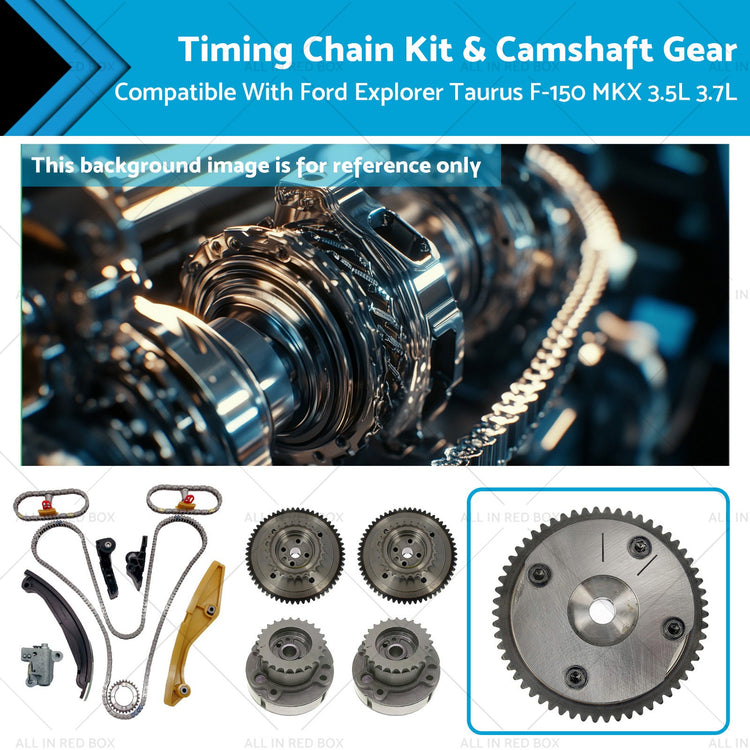 Timing Chain Kit & Camshaft Gear Suitable for Ford Explorer Taurus F-150 MKX