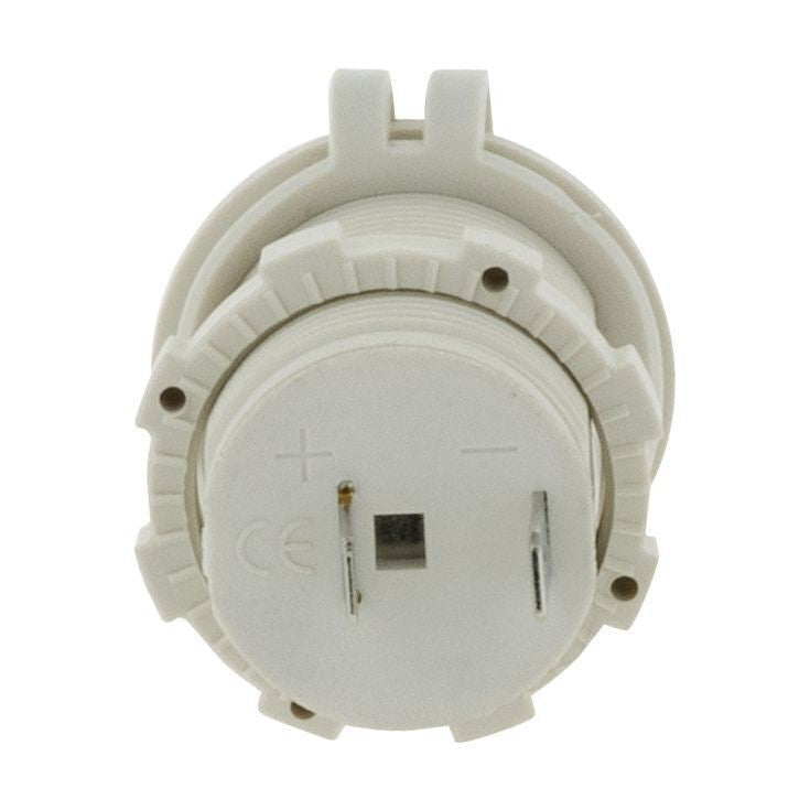 Hulk 4x4 HU6620-1 Accessory Power Socket White 12/24v 20a @12v Non Led 29mm