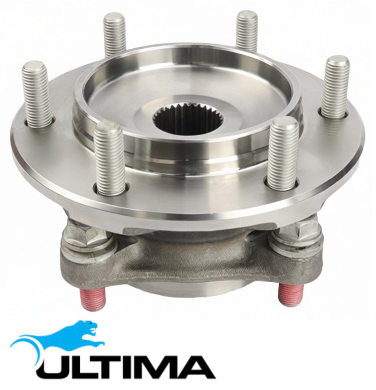 2 X FRONT WHEEL HUB AND BEARING ASSEMBLY FOR TOYOTA PRADO KZJ120R 1KZ-TE 3.0L I4