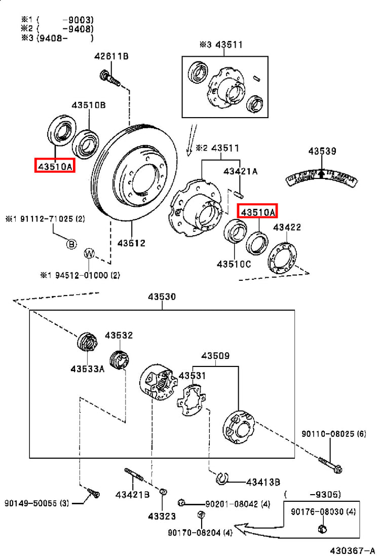 Genuine LandCruiser VDJ79 VDJ78 VDJ76 Wheel Bearing Hub Oil Seal