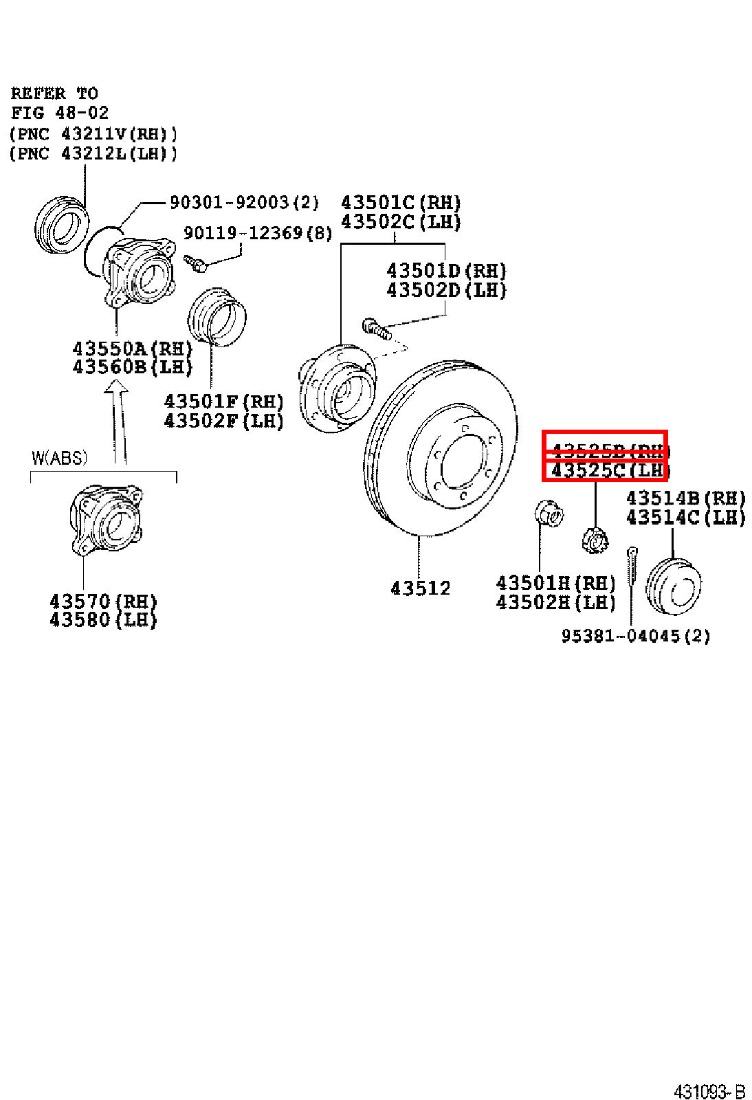 Genuine Regius Ace TRH229 Sequoia UCK45 Front Axle Outer CV Joint Lock Nut Cap