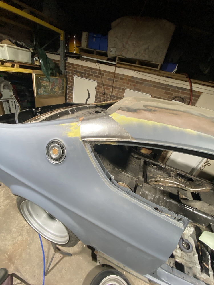 Mazda RX4 Coupe 929 Rear Window / Roof Rust Repair Section.