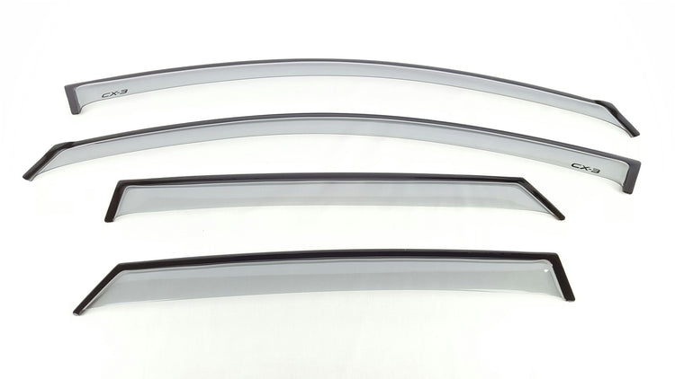 New Genuine Mazda CX-3 Slim Weathershield set 4 DK12ACSW 2015 - Current