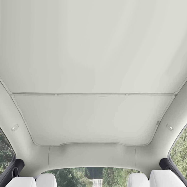 Sunroof Glass Roof Blind Shade Kit Gray Suitable For Tesla Model Y 25-On Juniper