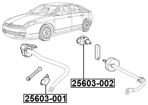 Front Level Sensor Fits Citroen 5273.J4