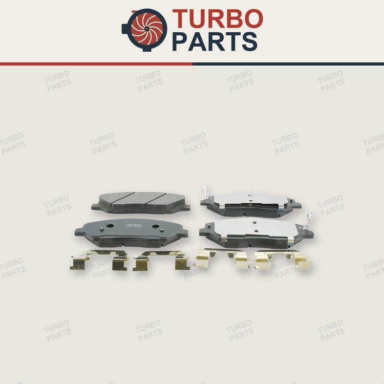 Hyundai Front Pad Kit, Disc Brake - (With Anti Squeal Shim, With Brackets)