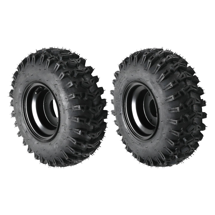 4Pack 14x5-6 14x5.00-6 Tyre Rim Wheel 6" 3 Hole 78mm for Go Kart ATV Quad E Bike