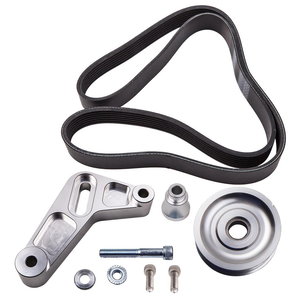 Swap Adjustable Idler Pulley Belt Kit For Honda Civic Integra K24 engine 06-09