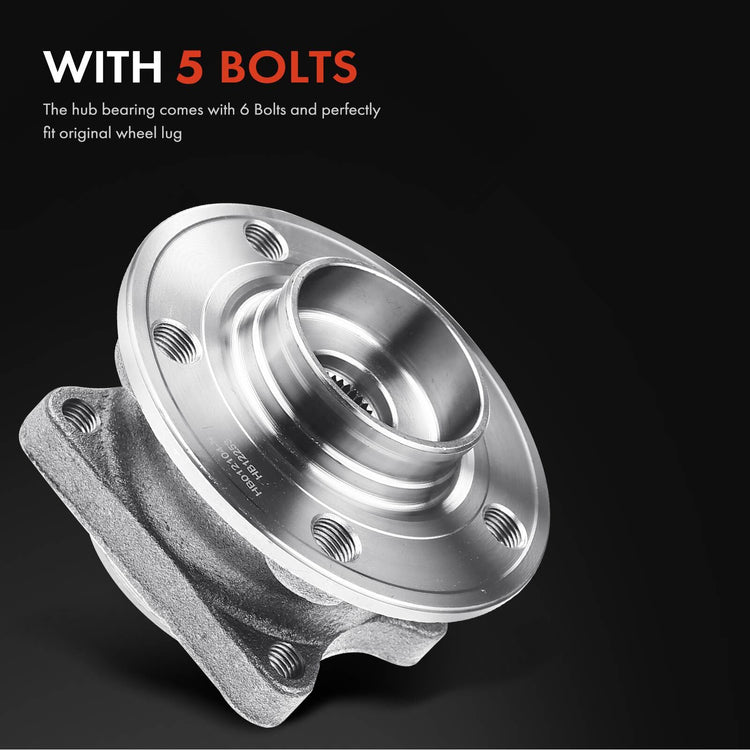 2x Rear Wheel Bearing Hub for Volvo S60 384 V70 XC70 295 2000-2009 2.4L 2.5L AWD