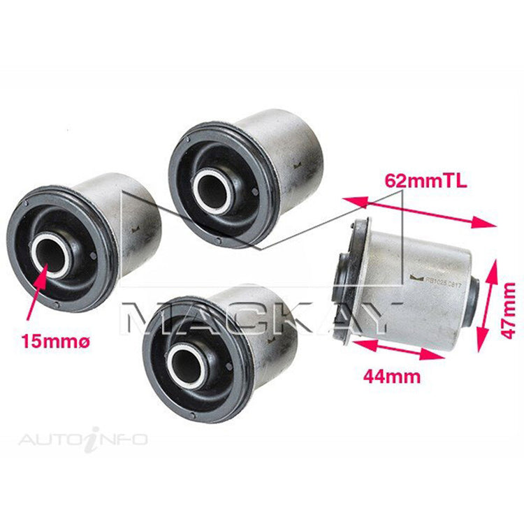RBK1025 Control Arm Bush Kit Upper Front for Toyota Hilux KUN26R 2005 - 2015